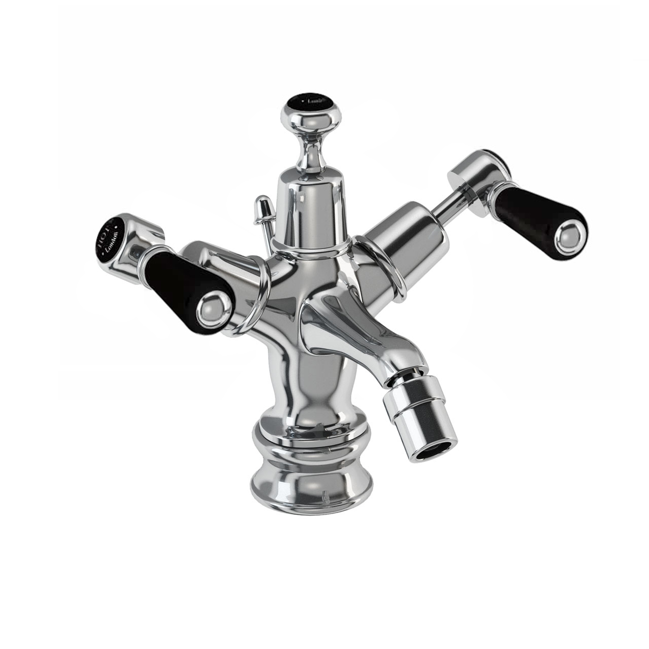Kensington Regent bidet mixer with pop-up waste